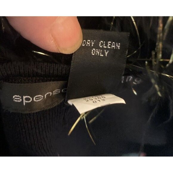 Spenser Women Cropped Sexy Cardigan Sweater Bolero Faux Grunge M Whimsigoth Y2K - Picture 5 of 9